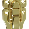 National Hardware Brass-Plated Steel Draw Catch 1.76 in. 3.64 in. 2 pk