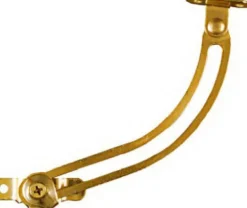 National Hardware Brass-Plated Steel Right Hand Friction Lid Support 3/4 in. 5-17/32 in. 1 pk