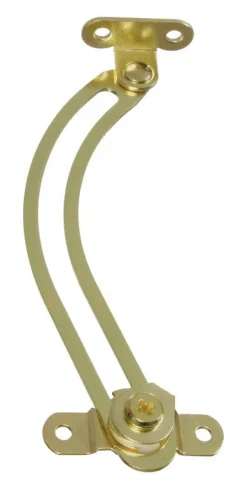 National Hardware Brass-Plated Steel Right Hand Friction Lid Support 3/4 in. 5-17/32 in. 1 pk