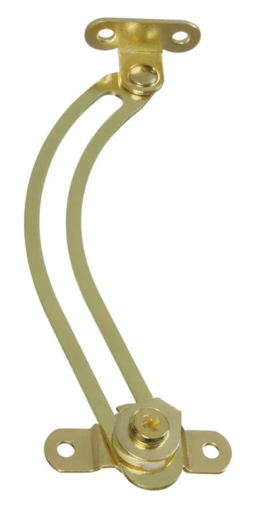 National Hardware Brass-Plated Steel Right Hand Friction Lid Support 3/4 in. 5-17/32 in. 1 pk
