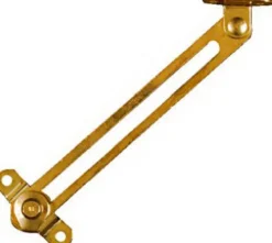 National Hardware Brass-Plated Steel Friction Lid Support 6 in. 1 pk