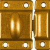 National Hardware Bright Brass Gold Steel Cupboard Turn