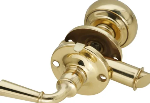 National Hardware Bright Brass Zinc Screen Storm Door Latch 1 pk