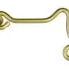 National Hardware Gold Solid Brass 2-1/2 in. L Hook and Eye 1 pk