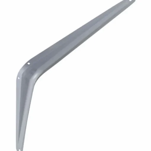 National Hardware Gray Steel Shelf Bracket 12 in. L 100 lb