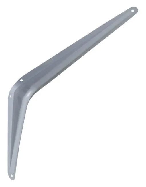 National Hardware Gray Steel Shelf Bracket 12 in. L 100 lb