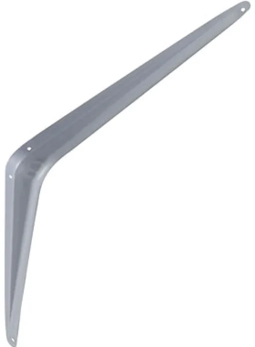 National Hardware Gray Steel Shelf Bracket 14 in. L 100 lb