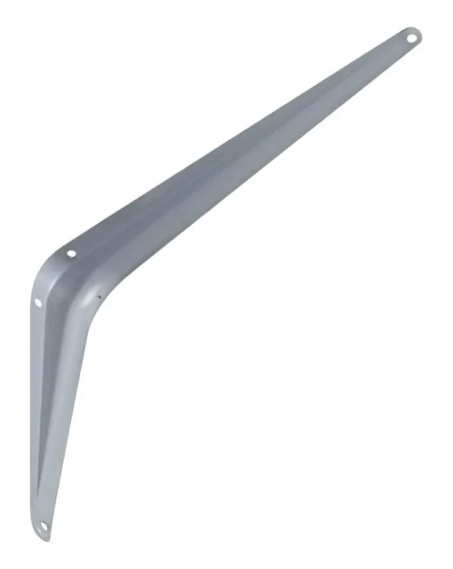 National Hardware Gray Steel Shelf Bracket 10 in. L 100 lb