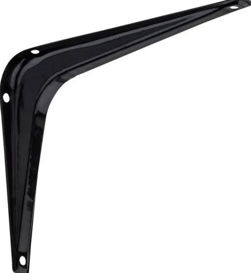 National Hardware N218-911 5" X 6" Black Shelf Bracket