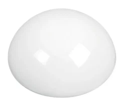 National Hardware Plastic White Soft Round Door Stop Mounts to wall 2.25 in.