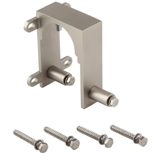 National Hardware Satin Nickel Steel By-Pass Guide 2 pk