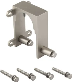 National Hardware Satin Nickel Steel By-Pass Guide 2 pk
