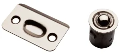 National Hardware Satin Nickel Steel Drive-In Ball Catch 5 in. 3 in. 1 pk