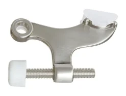 National Hardware Satin Nickel Silver Hinge Pin Door Stop Mounts to door