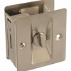 National Hardware Satin Nickel Silver Brass Pocket Door Latch 1 pk