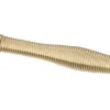 National Hardware Steel Polished Brass Gold Spring Door Stop Mounts to wall