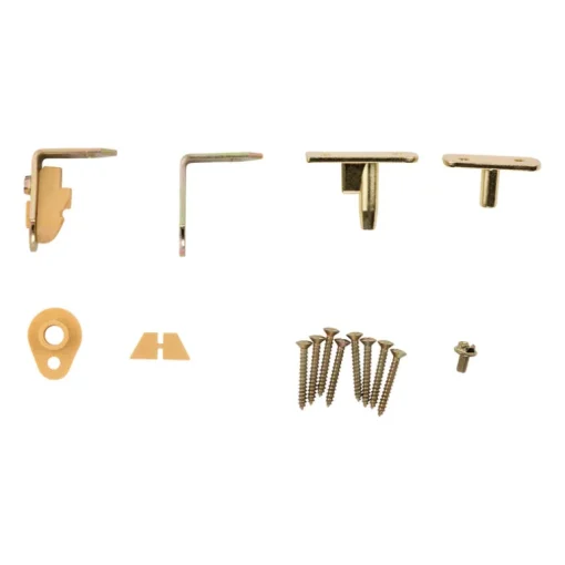 National Hardware Swing N Stay Brass Cafe Door Hinge 1 pk