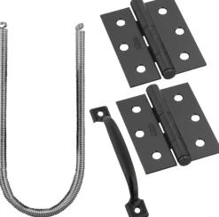 National Hardware V90 Series Galvanized Black Steel Screen/Storm Door Hardware Set 1 pk