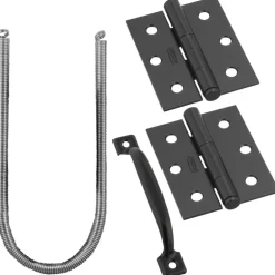 National Hardware V90 Series Galvanized Black Steel Screen/Storm Door Hardware Set 1 pk