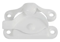 National Hardware White Die-Cast Zinc Sash Lock 1 pk