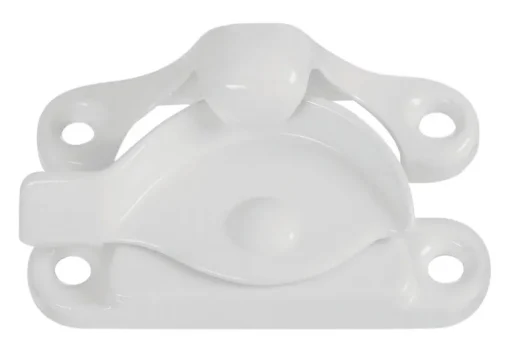 National Hardware White Die-Cast Zinc Sash Lock 1 pk