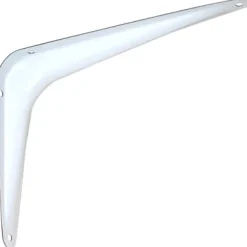 National Hardware White Steel Shelf Bracket 12 in. L 100 lb