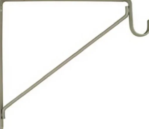 National Hardware White Steel Shelf/Rod Bracket 12.45 in. L 125 lb. (Pack of 20)