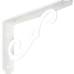 National Hardware White Steel Shelf Bracket 0.94 in. L 80 lb
