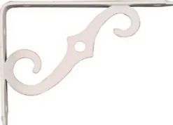 National Hardware White Steel Shelf Bracket 0.94 in. L 80 lb