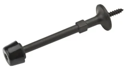 National Hardware Zinc Oil Rubbed Bronze Brown Rigid Door Stop Mounts to wall