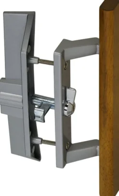 National Hardware Zinc Outdoor Patio Door Handle Set