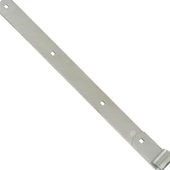 National Hardware Zinc Plated Silver Steel 0.92 in. Holes Hinge Strap 24 L x 2 W in.