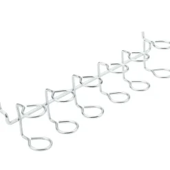 National Hardware Zinc Plated Silver Steel Tool Holder Peg Hooks 1 pc