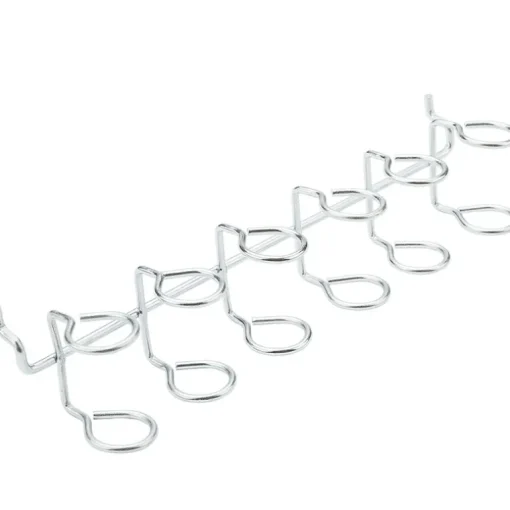 National Hardware Zinc Plated Silver Steel Tool Holder Peg Hooks 1 pc