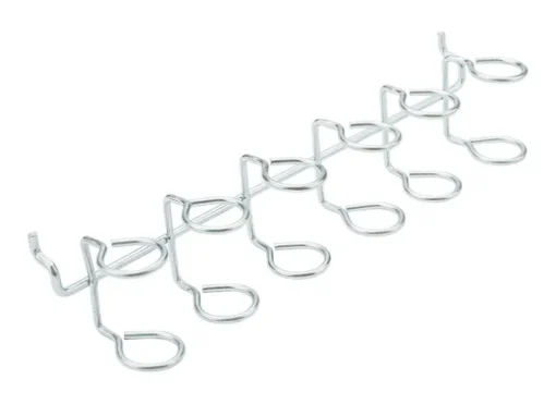 National Hardware Zinc Plated Silver Steel Tool Holder Peg Hooks 1 pc