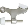 National Hardware Zinc w/Rubber Tip Satin Nickel Silver Hinge Pin Door Stop Mounts to door