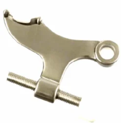 National Hardware Zinc w/Rubber Tip Satin Nickel Silver Hinge Pin Door Stop Mounts to door