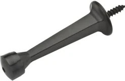 National Hardware Zinc w/Rubber Tip Oil Rubbed Bronze Black Rigid Door Stop Mounts to wall