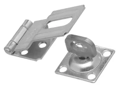 National Hardware Zinc-Plated Aluminum/Steel 3-1/4 in. L Swivel Staple Safety Hasp 1 pk