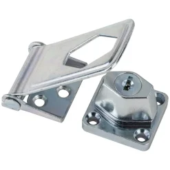 National Hardware Zinc-Plated Steel 3-1/2 in. L Keyed Hasp Lock 1 (Pack of 5)
