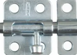 National Hardware Zinc-Plated Silver Steel Window Bolt 2 in. L 1 pk