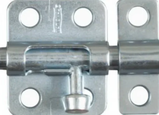 National Hardware Zinc-Plated Silver Steel Window Bolt 2 in. L 1 pk