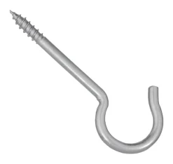 National Hardware Zinc-Plated Silver Steel 3-3/8 in. L Ceiling Hook 35 lb 3 pk