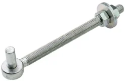 National Hardware Zinc-Plated Silver Steel 8 in. L Bolt Hook 150 lb 1 pk