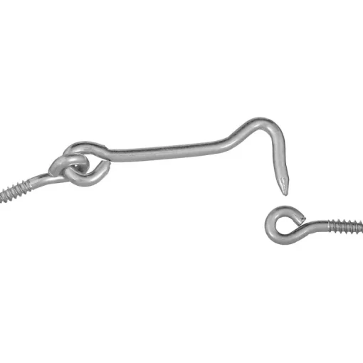 National Hardware Zinc-Plated Silver Steel 1-1/2 in. L Open S-Hook 4 pk