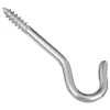 National Hardware Zinc-Plated Silver Steel 2-1/16 in. L Ceiling Hook 25 lb 6 pk