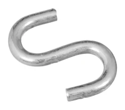National Hardware Zinc-Plated Silver Steel 1-1/2 in. L Open S-Hook 4 pk