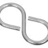 National Hardware Zinc-Plated Silver Steel 2-1/8 in. L Closed S-Hook 15 lb 3 pk