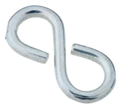 National Hardware Zinc-Plated Silver Steel 1-1/8 in. L Closed S-Hook 15 lb 6 pk