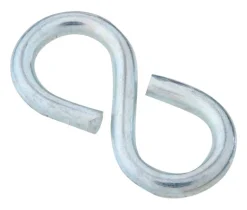 National Hardware Zinc-Plated Silver Steel 1-1/4 in. L Closed S-Hook 1 pk